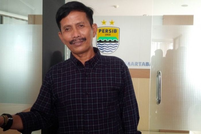 Pelatih Persib Bandung, Djadjang Nurdjaman, saat ditemui di Graha Persib, Bandung, Kamis (29/12/2016).