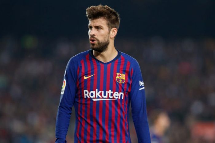 Bek Barcelona, Gerard Pique, siap menjadi andalan kala menghadapi Atletico Madrid