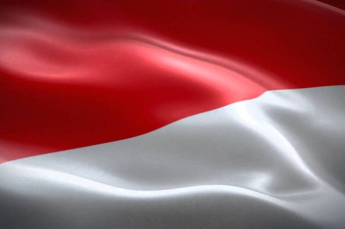    Ilustrasi bendera Indonesia.   