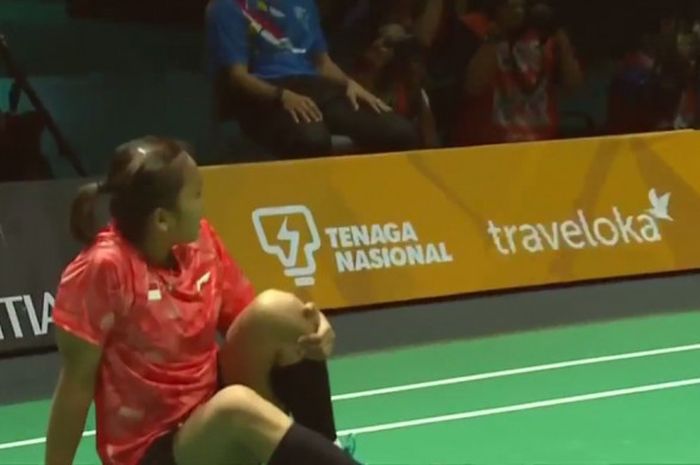 Detik-detik cederanya Rosyita Eka Putri Sari saat Indonesia melawan Malaysia di SEA Games 2017