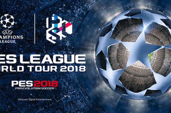 Fitur Liga Champions di Pro Evolution Soccer 2018.