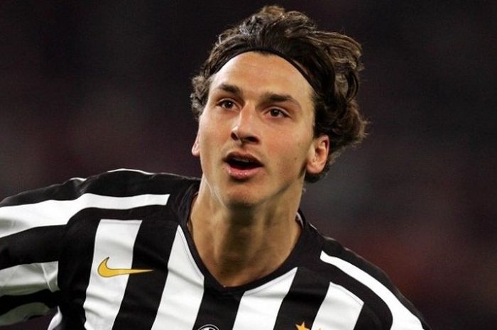 Zlatan Ibrahimovic saat masih berseragam Juventus.