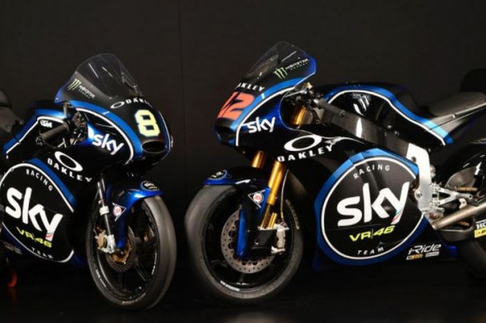 Tim Sky Racing VR46 memperkenalkan livery baru untuk balapan Moto3 dan Moto2 musim depan