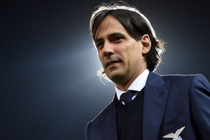 Simone Inzaghi saat laga Serie A antara US Citta di Palermo dan SS Lazio di Stadio Renzo Barbera tanggal 10 April 2017 di Palermo, Italia. 