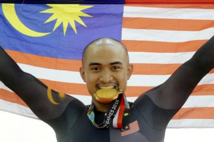Atlet balap sepeda Malaysia, Azizulhasni Awang. 