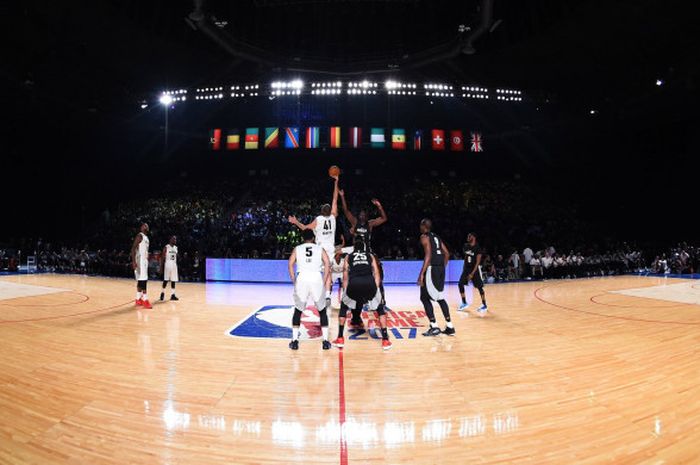 Suasana NBA Africa Game 2017 di Afrika Selatan, Sabtu (5/8/2017)