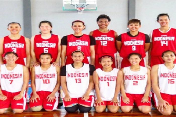 Tim nasional basket putri Indonesia yang akan bertanding di SEA Games 2017.