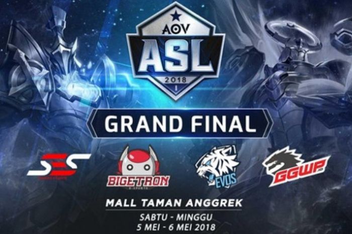 Grand Final ASL 2018 akan berlangsung 5-6 Mei 2018 di Mal Taman Anggrek, Jakarta.