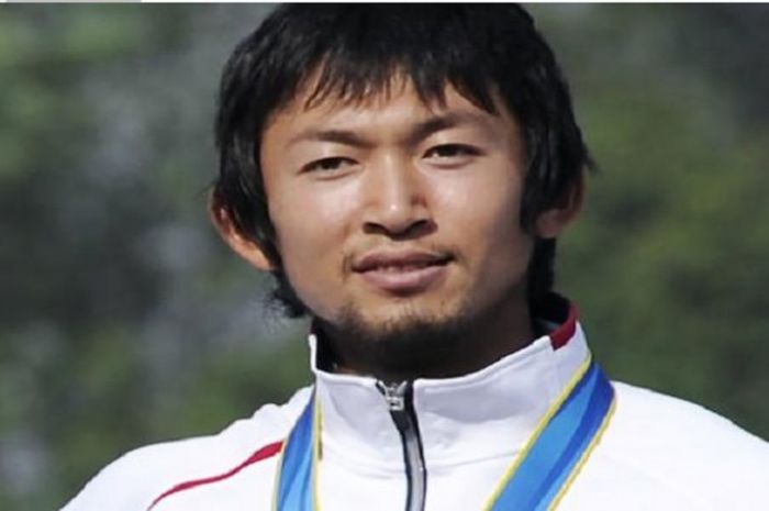Atlet kayak asal Jepang, Yasuhiro Suzuki.