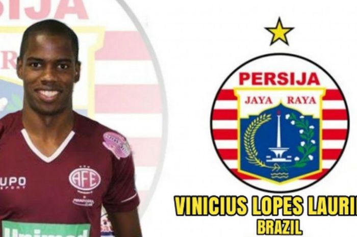 Vinicius Lopes Laurindo calon pemain asing Persija Jakarta
