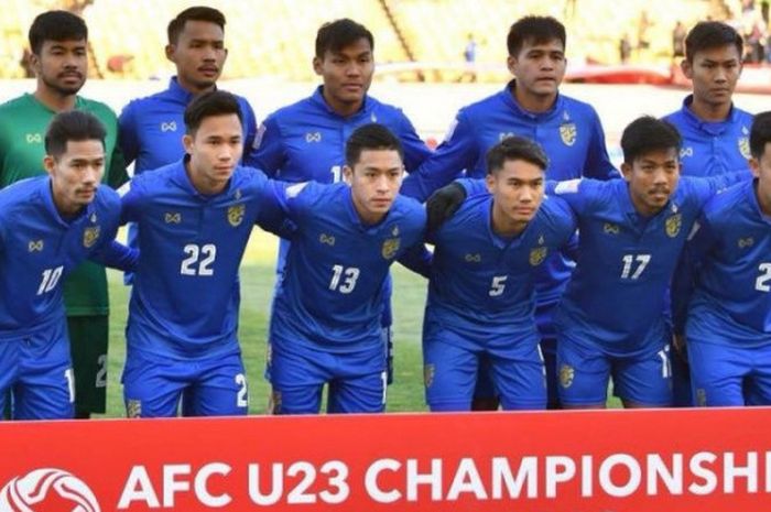 Skuat Thailand di Piala Asia U-23