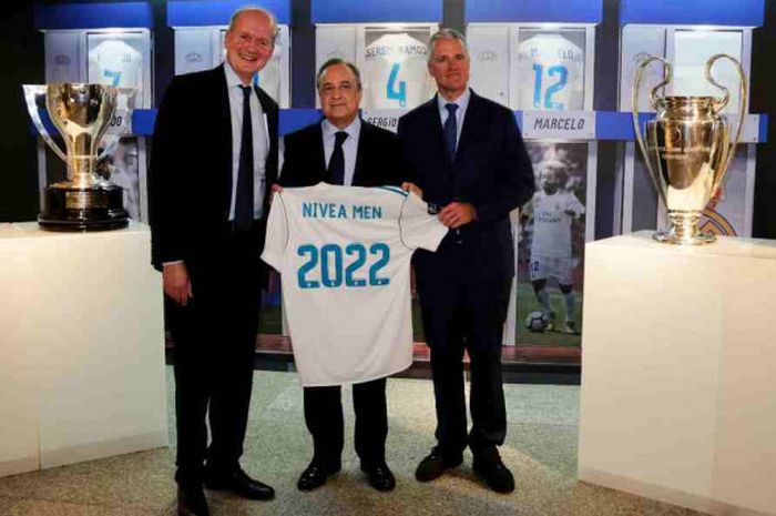 Peresmian jalinan kemitraan global antara Nivea Men dengan Real Madrid pada 27 November 2017 di Mardrid.
