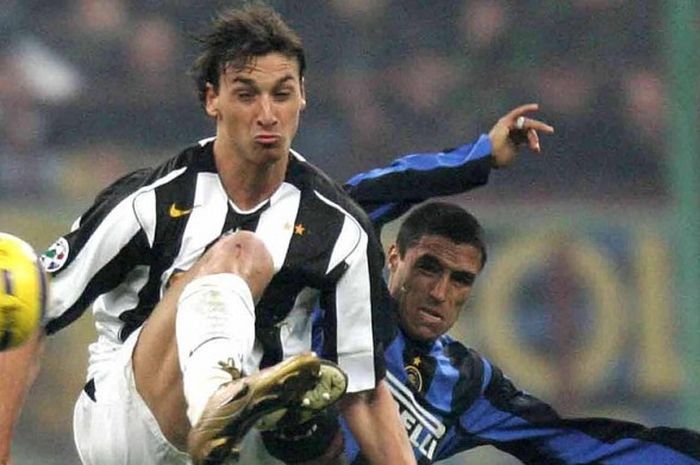 Zlatan Ibrahimovic saat memperkuat Juventus pada selang 2004-2006.