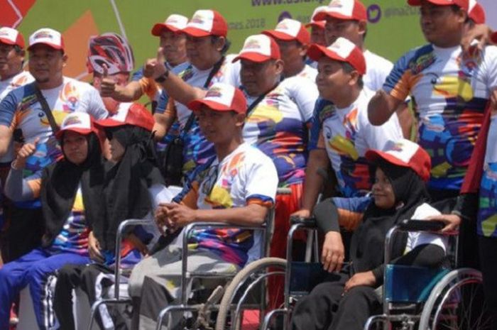 Penonton dari kalangan penyandang disabilitas gratis menonton perhelatan Asian Para Games 2018.