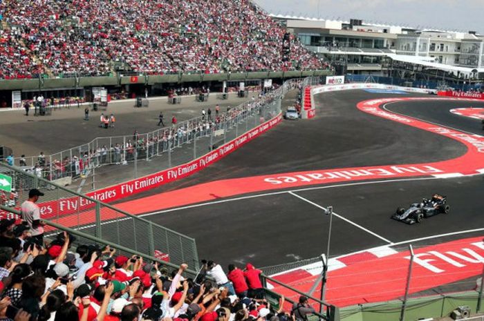 Autodromo Hermanos Rodriguez menggelar balapan F1.