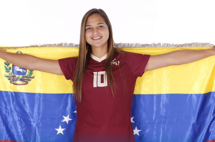Deyna Castellanos, penggawa timnas muda Venezuela masuk dalam nominasi penghargaan Puskas Award 2017.
