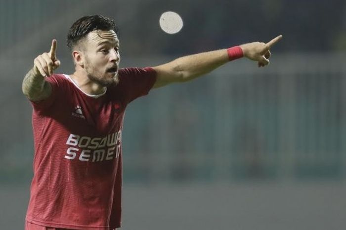 Gelandang PSM Makassar, Marc Anthony Klok.