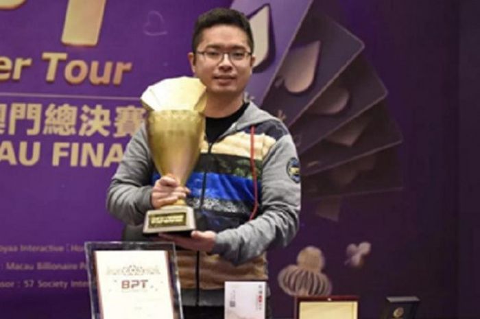 Lin Hong Chang menjadi juara BPT 2017 di Macau, Rabu (1/11/2017). 