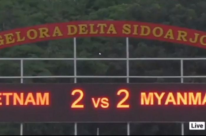 Juara bertahan Piala AFF U-16 Vietnam bermain imbang 2-2 dengan Myanmar dalam laga terakhir penyisihan Grup A Piala AFF U-16 2018 di Stadion Gelora Delta, Sidoarjo, Jawa Timur, Senin (6/8/2018) sore WIB.