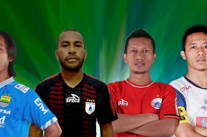 Hariono, Ian Kabes, Ismed Sofyan, dan Dendi Santoso tetap berkarier di kasta tertinggi tanpa berpindah klub.