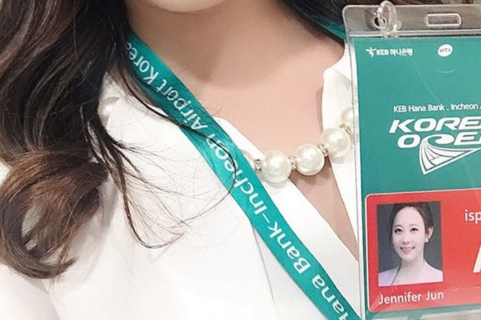 Jennifer Yujin Jun, jurnalis Kore Selatan yang turut meliput ajang Korea Open 2017