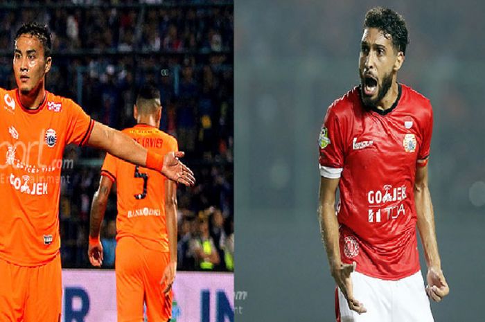 Kolase foto mantan bek Persija, Gunawan Dwi Cahyo dan William Pacheco.