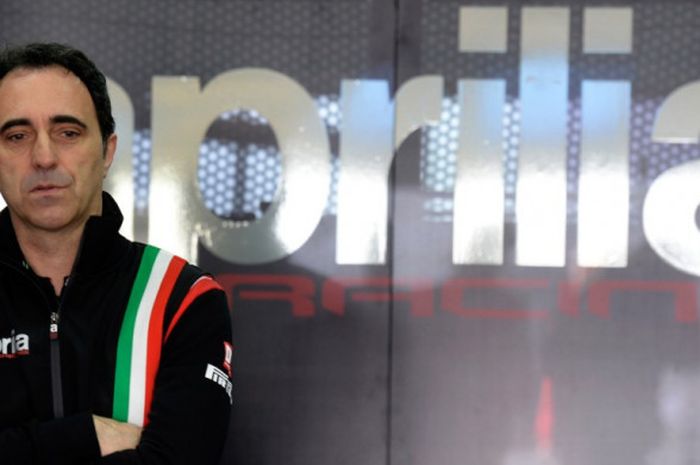 Manajer Aprilia Racing, Romano Albesiano, memberikan target 5 besar untuk pebalapnya dengan Motor RS-GP yang baru.