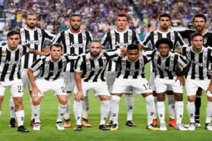 Skuat Juventus saat melawan PSG di ajang pramusim.