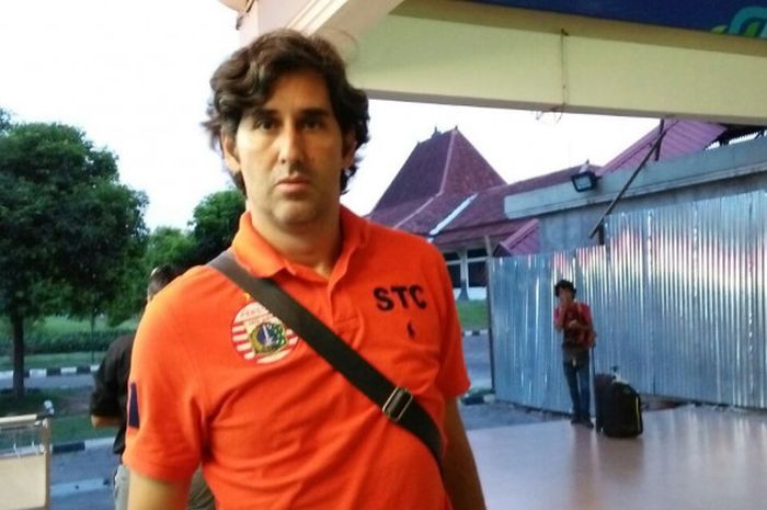Stefano Cugurra Teco saat berada di Bandara Adi Soemarmo, Solo, Rabu (1/11/2017).