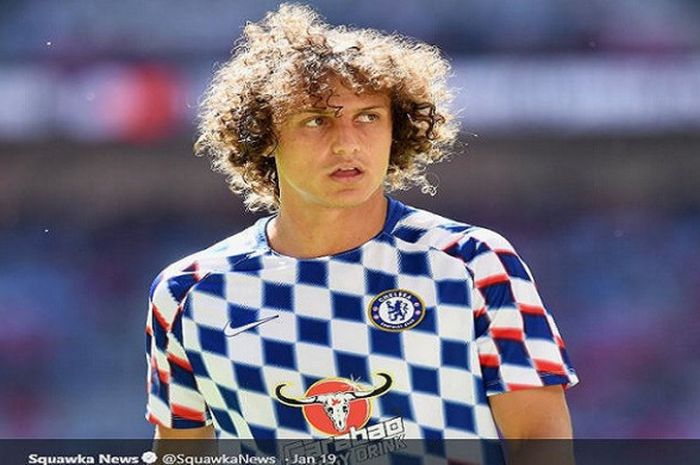 Bek tengah Chelsea dan timnas Brasil, David Luiz