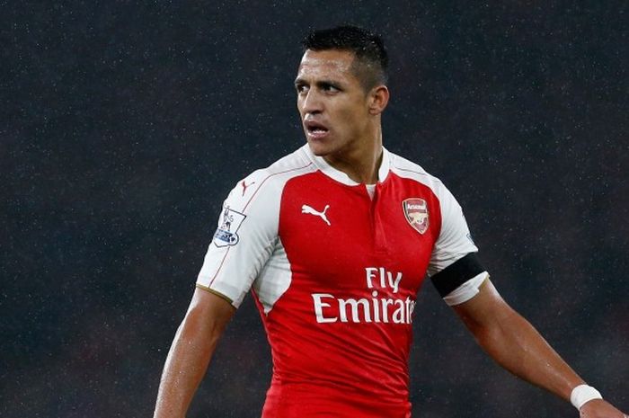 Alexis Sanchez, tak mencetak gol dalam empat penampilan terakhir di Premier League 2015-16.