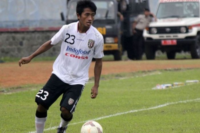 Bayu Gatra saat masih memperkuat Bali United.