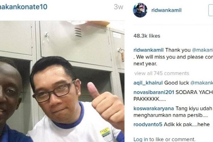 Instagram Ridwan Kamil