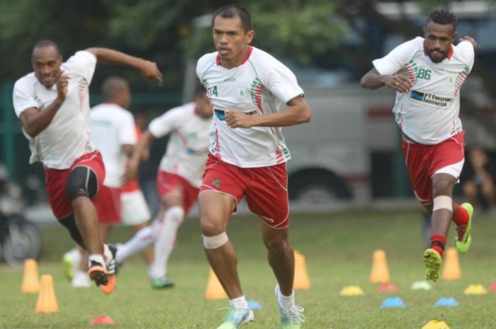 Skuat Persipura, mulai berlatih lagi sejak pekan ini. 