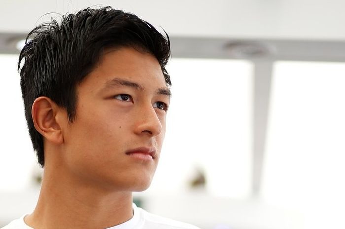 Pebalap Campos Racing, Rio Haryanto, bersiap menjalani GP Catalunya, Spanyol, 9 Mei 2015.