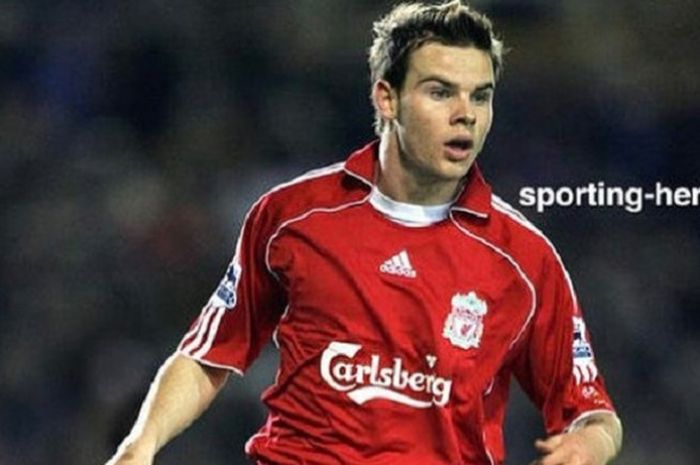    Danny Guthrie saat berseragam Liverpool FC.   