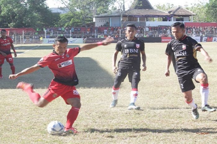 Persinga Ngawi Vs Persis Solo pada babak 128 besar Piala Indonesia 2018 di Stadion Ketonggo, Kamis (2/8/2018).