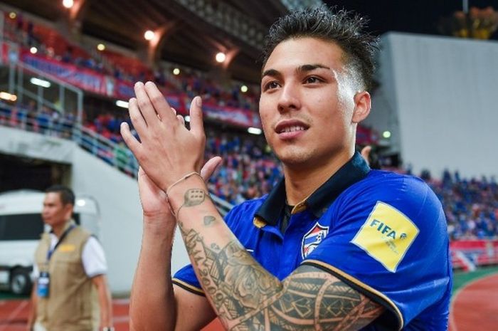 Gelandang tim nasional Thailand, Charyl Chappuis.