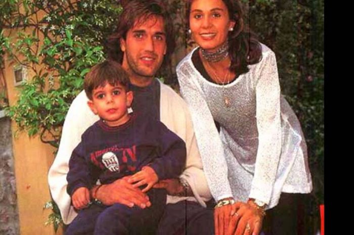 Gabriel Batistuta dan Sang istri, Irina Fernandez