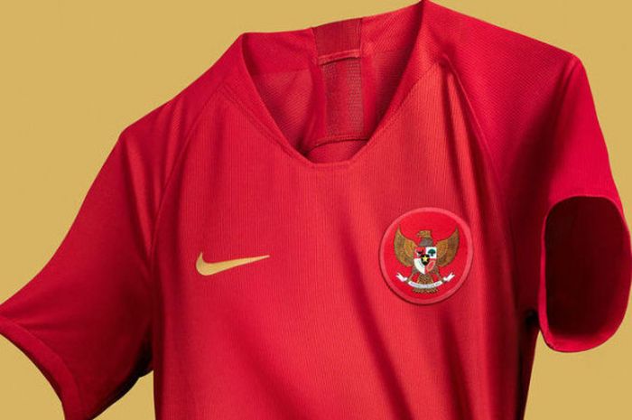  Jersey kandang baru timnas Indonesia. 