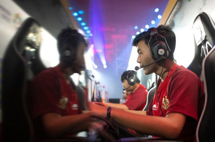 Tim Indonesia berlaga di turnamen eSports  yang menjadi cabang ekshibisi dari Asian Games 2018 di Ja