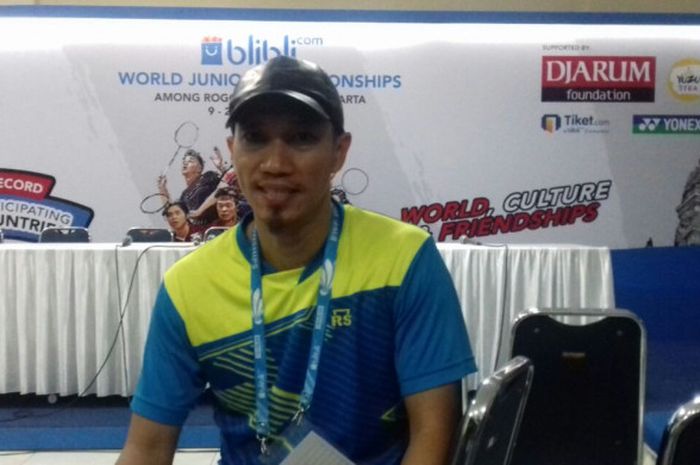 Jeffer Rosobin, pelatih tunggal putri junior Indonesia.