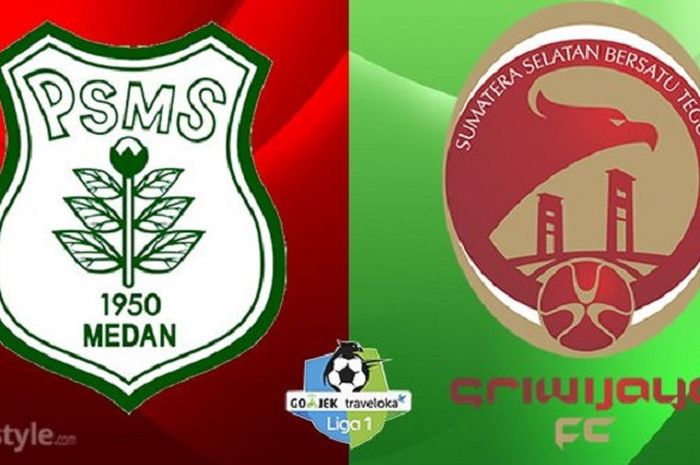 PSMS Medan Vs Sriwijaya FC pada lanjutan Liga 1 pekan ke-9 di Stadion Teladan, Medan, Jumat (18/5/2018).