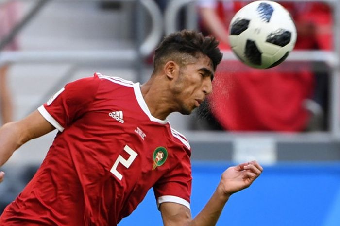 Achraf Hakimi tampil sebagai pemain muda pertama Maroko yang bisa bermain di Piala Dunia ketika diturunkan sebagai starter pada laga melawan Iran di Stadion Saint-Peterburg, Jumat (15/6/2018) malam WIB.