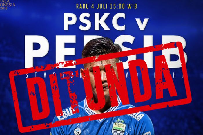 Laga PSKC Cimahi kontra Persib Bandung ditunda 