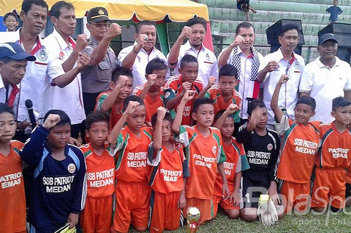 SSB Patriot yang menjuarai Liga Pelajar U12 tingkat kota madya Medan. Mereka kembali bertanding di tingkat Sumatera Utara.
