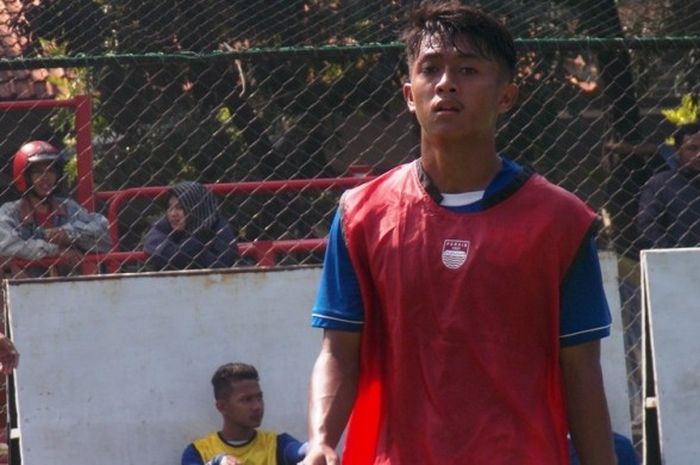 Pemain muda Persib Bandung, Febri Hariyadi, antusias jadi bagian skuat Maung Bandung pada TSC 2016.