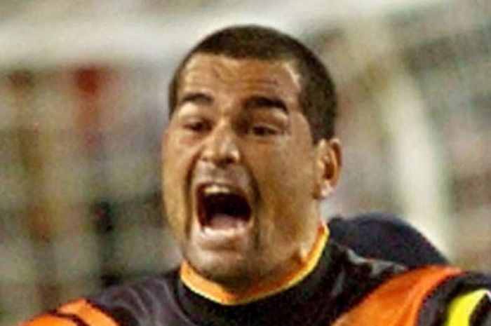 Jose Luis Chilavert, mantan kiper timnas Paraguay.