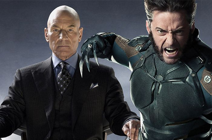 Aktor Sir Patrick Stewart (kiri) dan Hugh Jackman (kanan) memerankan tokoh Professor X dan Wolverine dalam sekuel film X-Men.