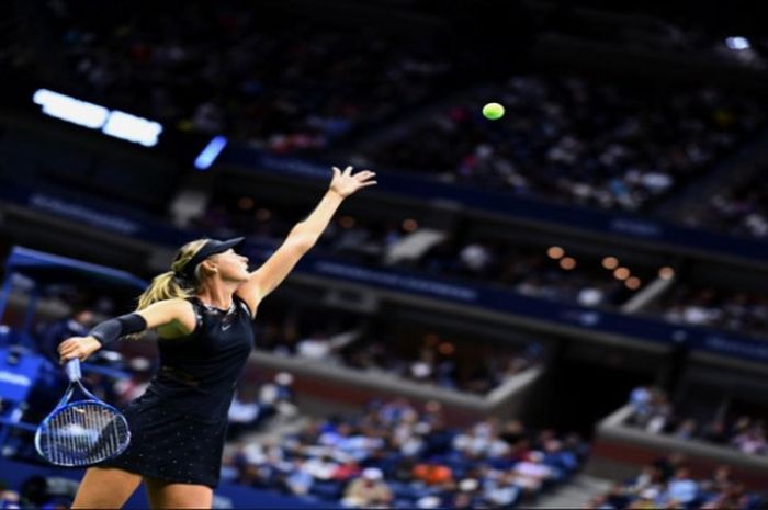 Maria Sharapova terus melaju di US Open 2017 setelah mengalahkan Sofia Kenin di babak 32 besar (1/9/2017).